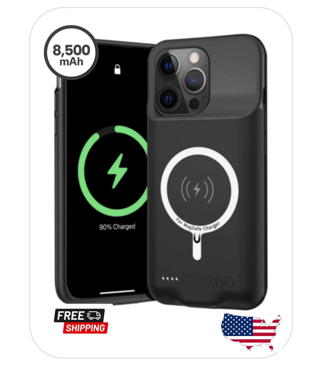 Battery Charger Case Power Bank Cover For iPhone 11 12 13 14 15 16 17 Pro Max