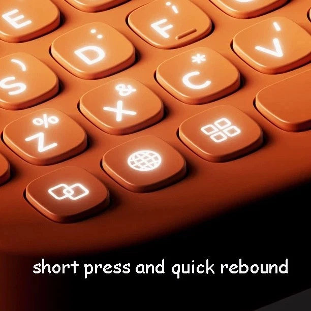 Keyboard Phone Case for iPhone 16/17 Promax Cosmic Orange/White/Black
